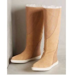 Anthropologie Naya Suede & Leather Boots Size 6